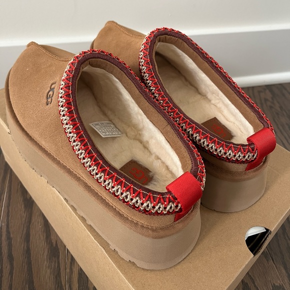 Brand New NWT UGG Tazz Mule Slipper Clog Chestnut Women’s Size 9 - Picture 13 of 13